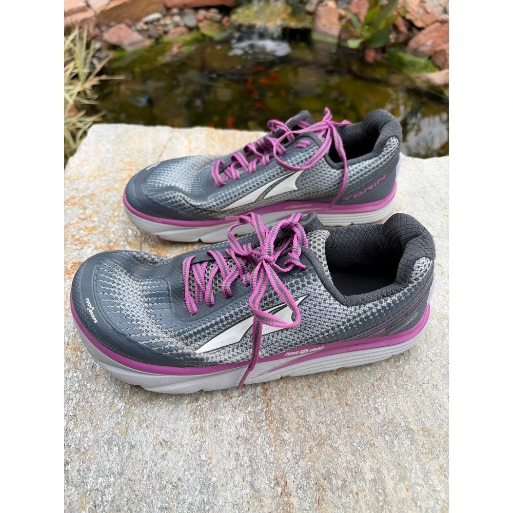 Altra Torin 3.0 Grey Purple Running Shoes Womens 10 AFW1737F-4